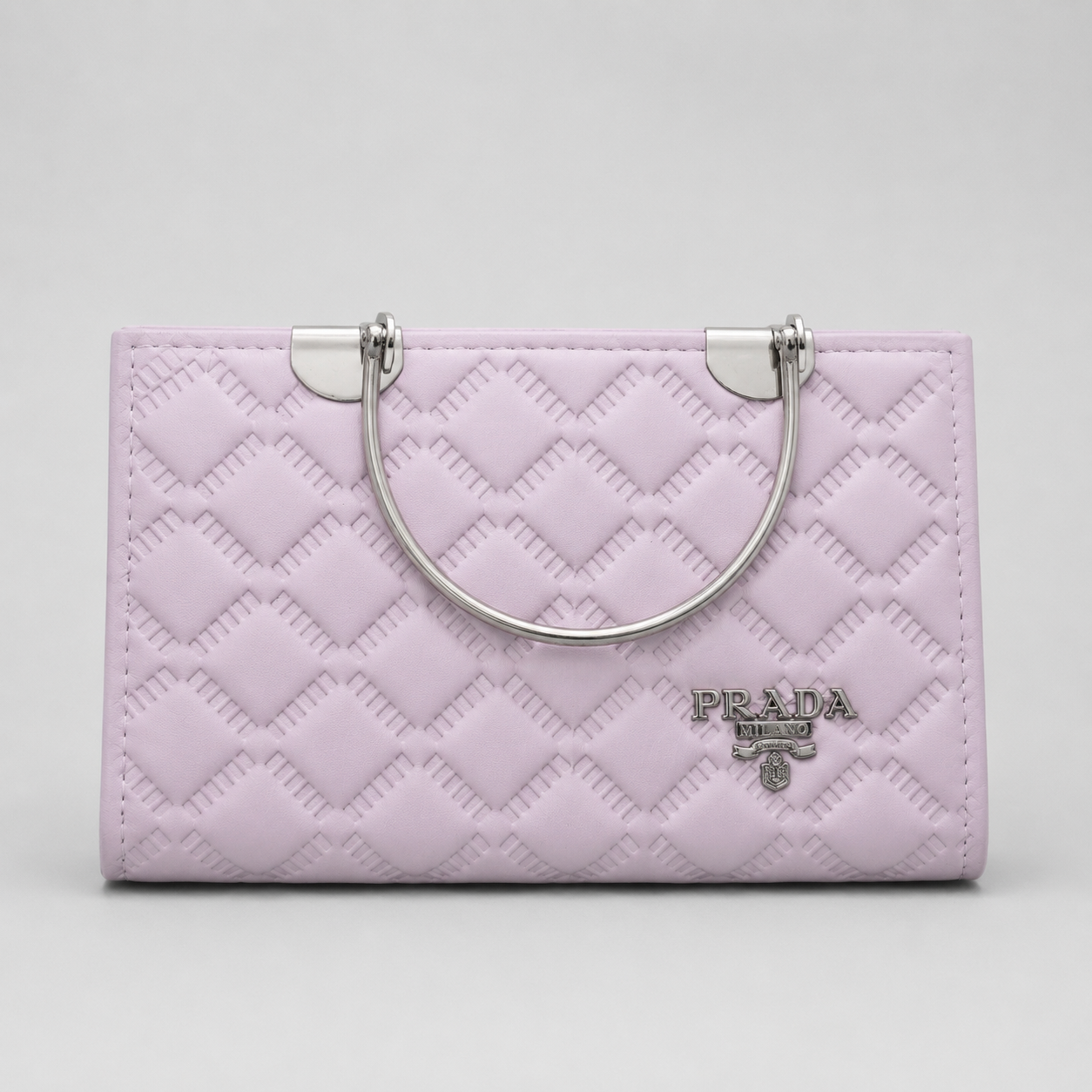 Pink Quilted Handbag