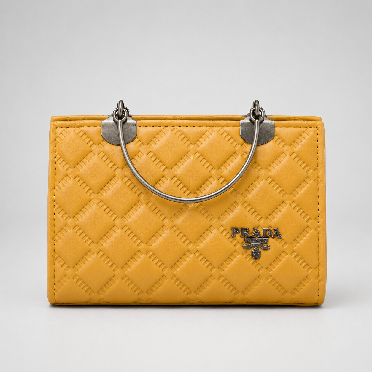 Pink Quilted Handbag