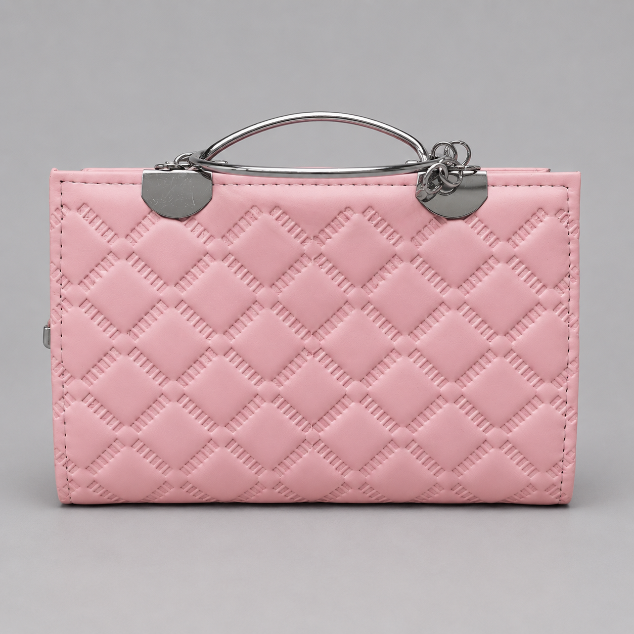 Pink Quilted Handbag