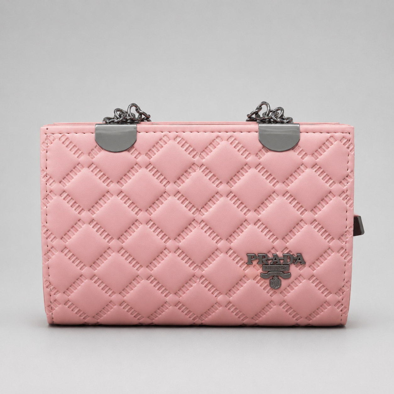 Pink Quilted Handbag