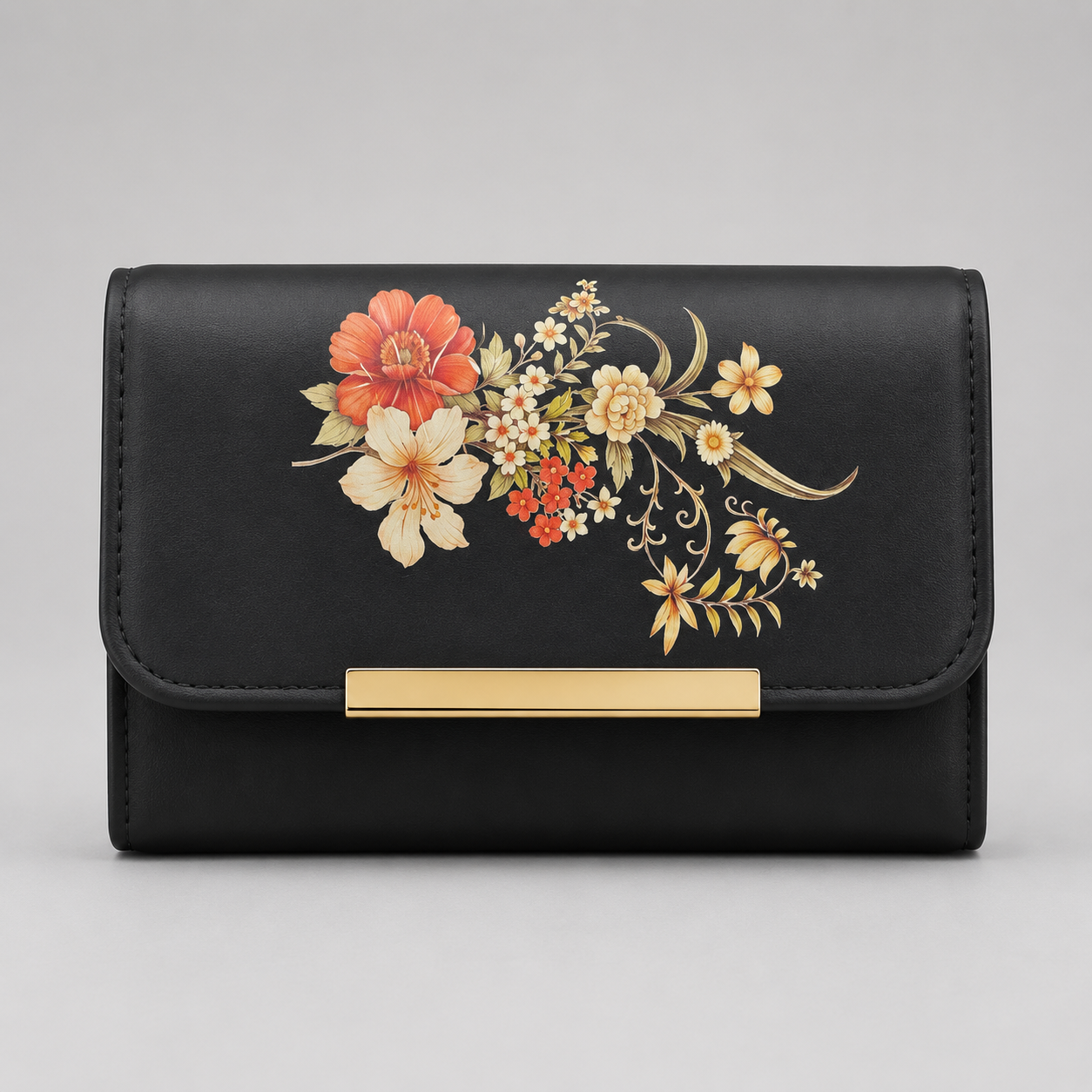 Floral Clutch Bag