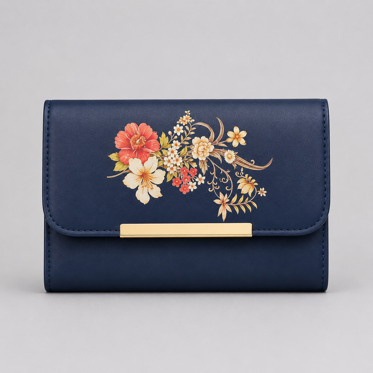 Floral Clutch Bag