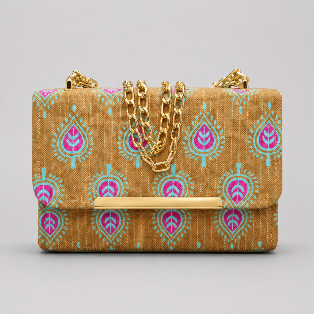 Ethnic Chain Clutch