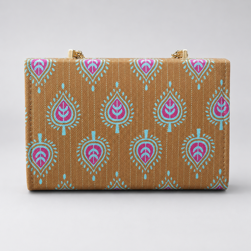 Ethnic Chain Clutch