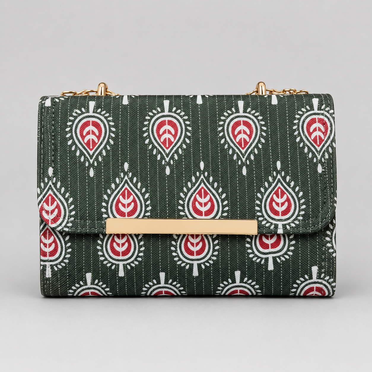 Ethnic Chain Clutch