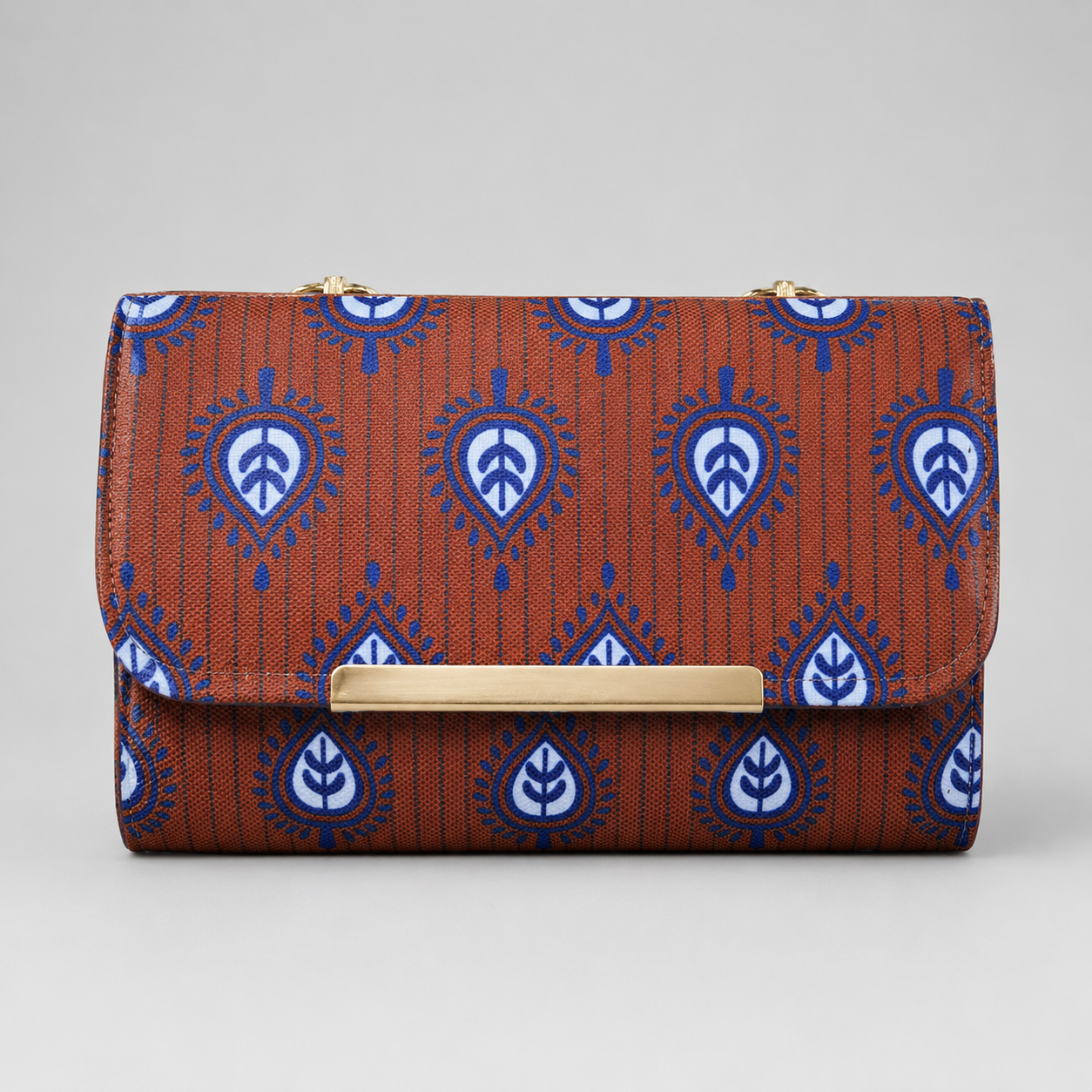 Ethnic Chain Clutch