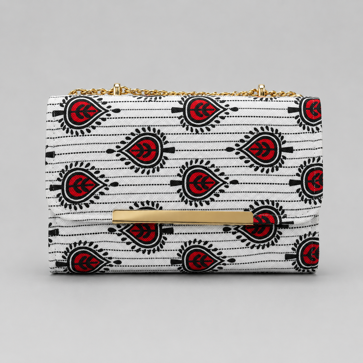 Ethnic Chain Clutch