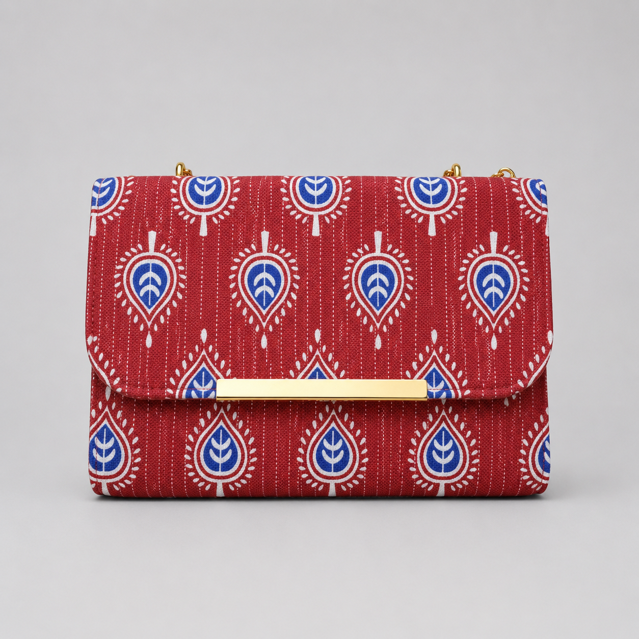 Ethnic Chain Clutch