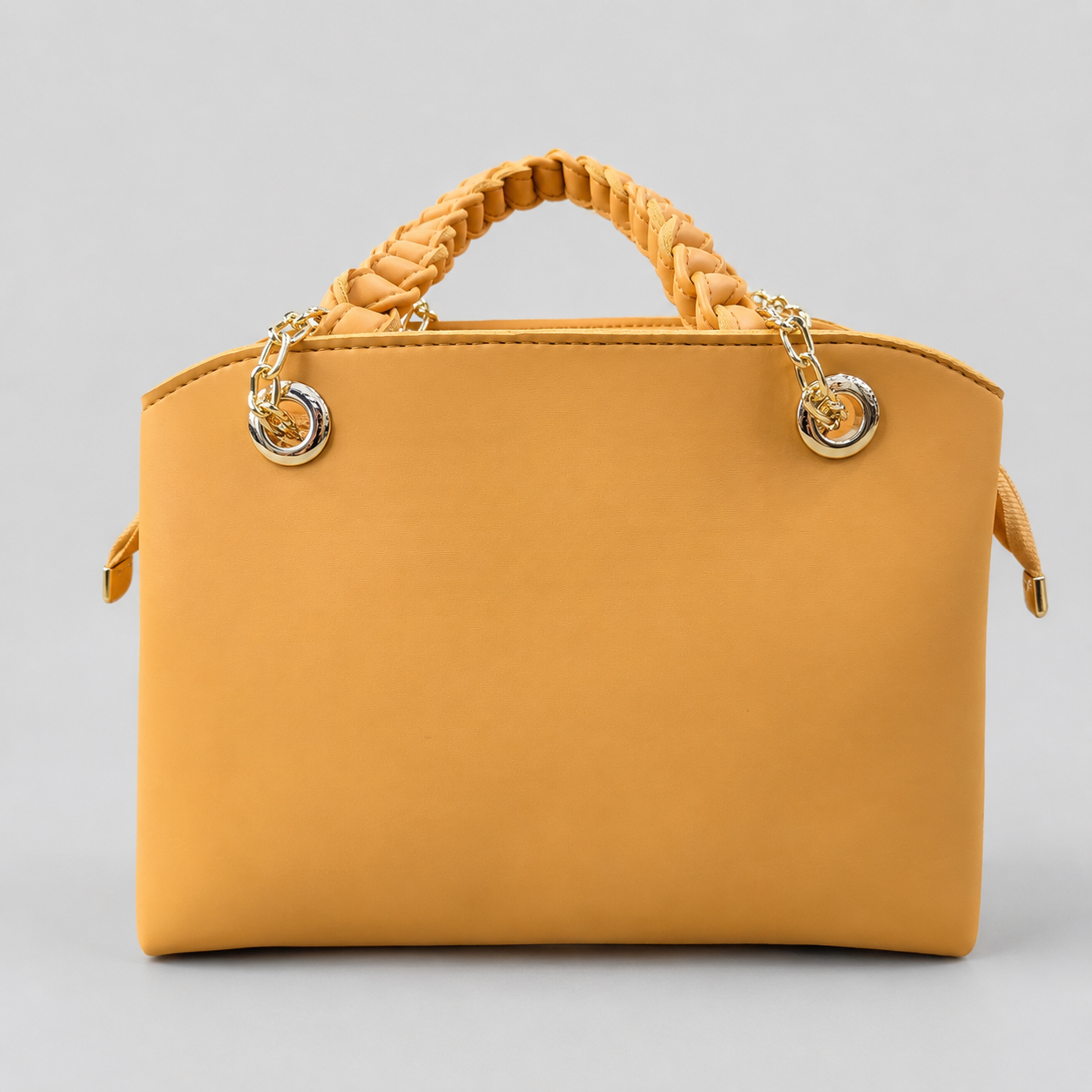 Mustard Bow Handbag