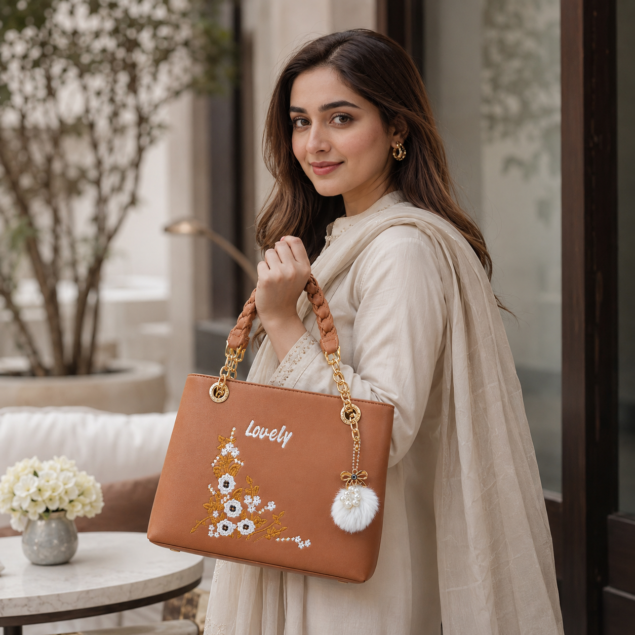Lovely Brown Tote