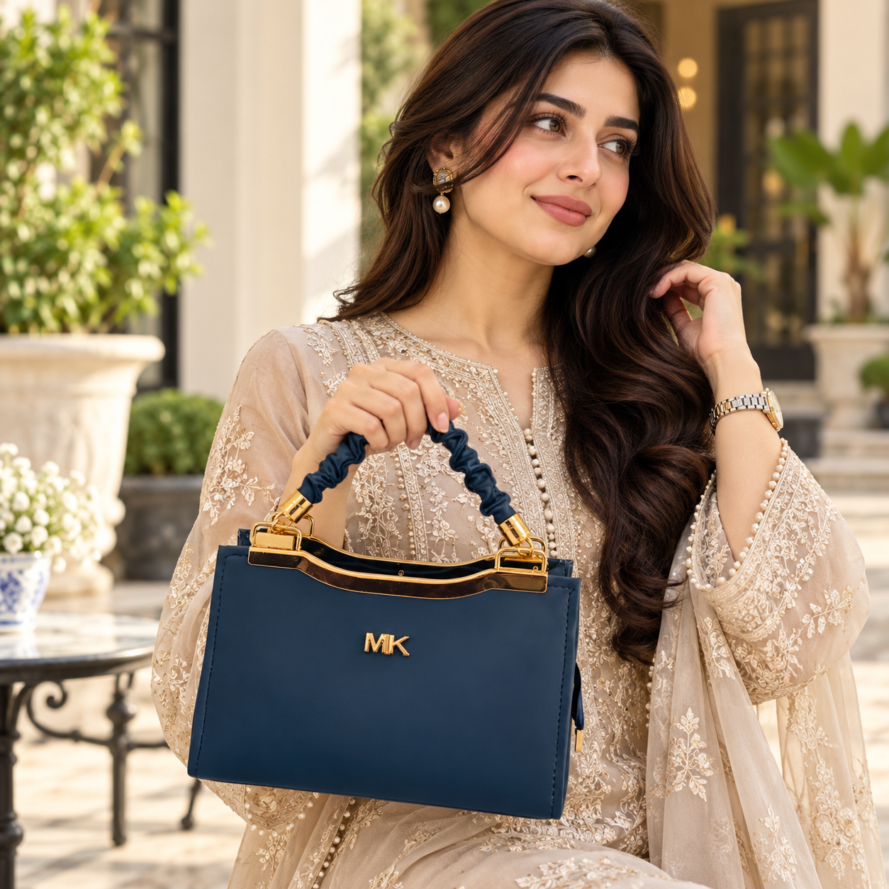 Gold Frame Handbag