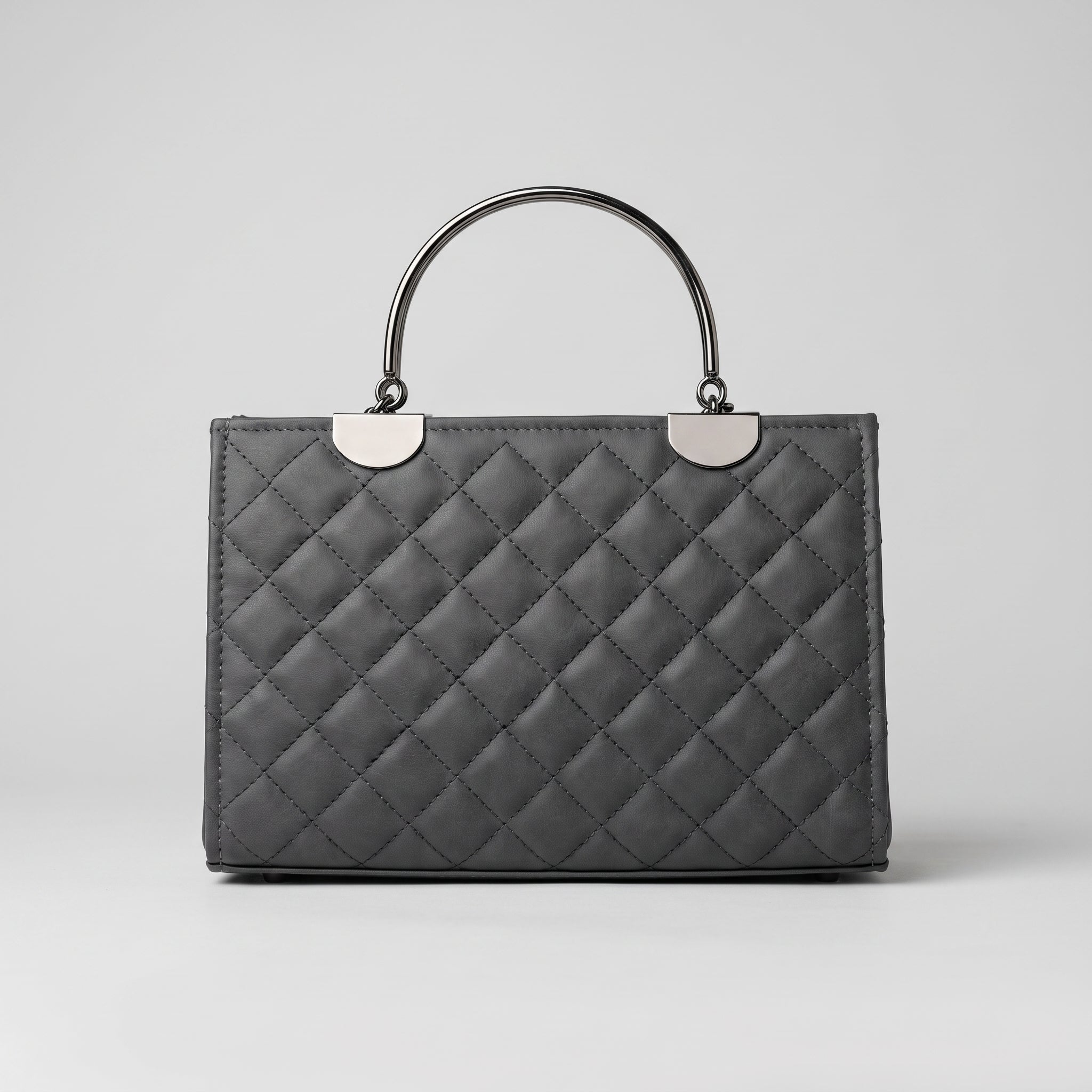 Quilted embroided Handbag