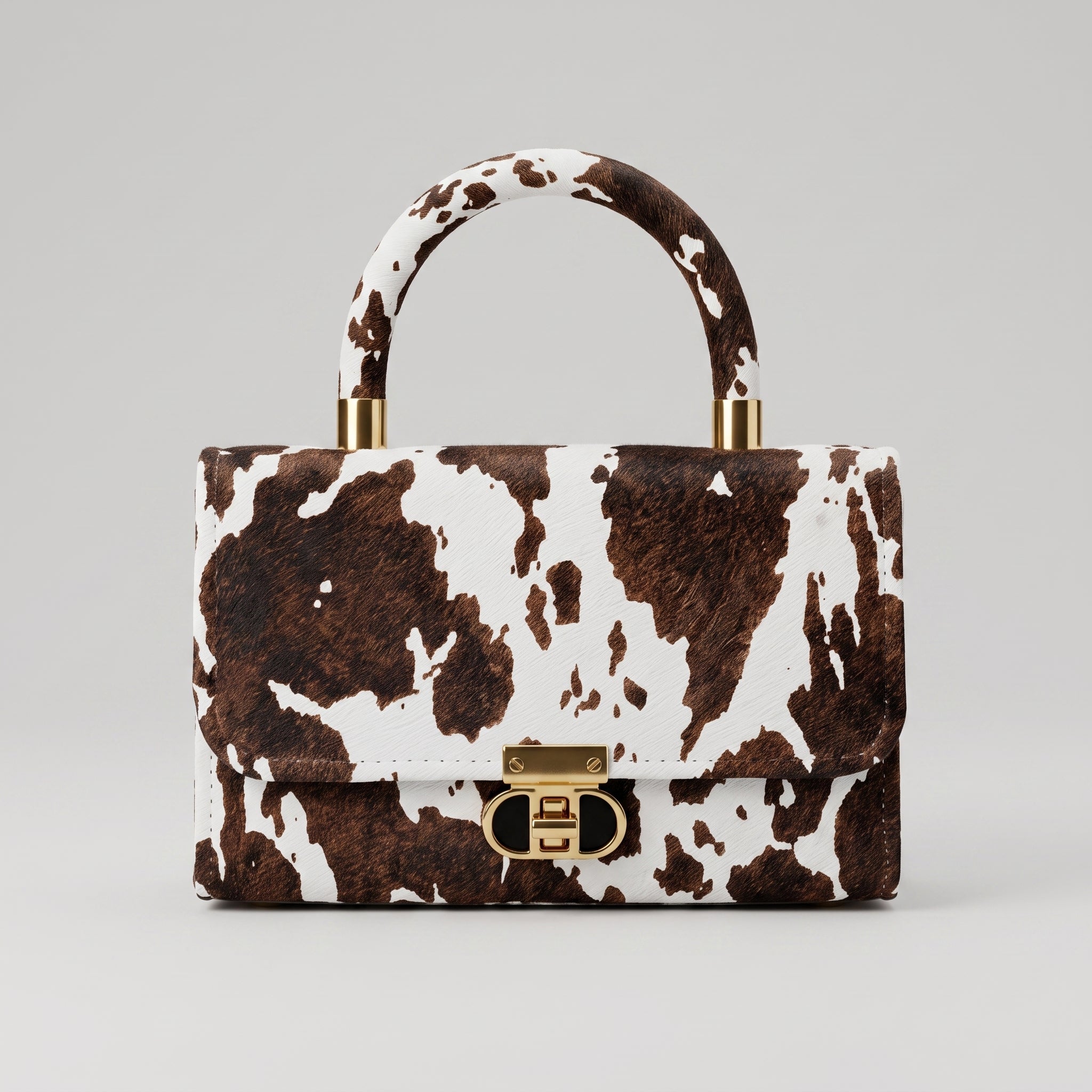 Cow Print Handbag
