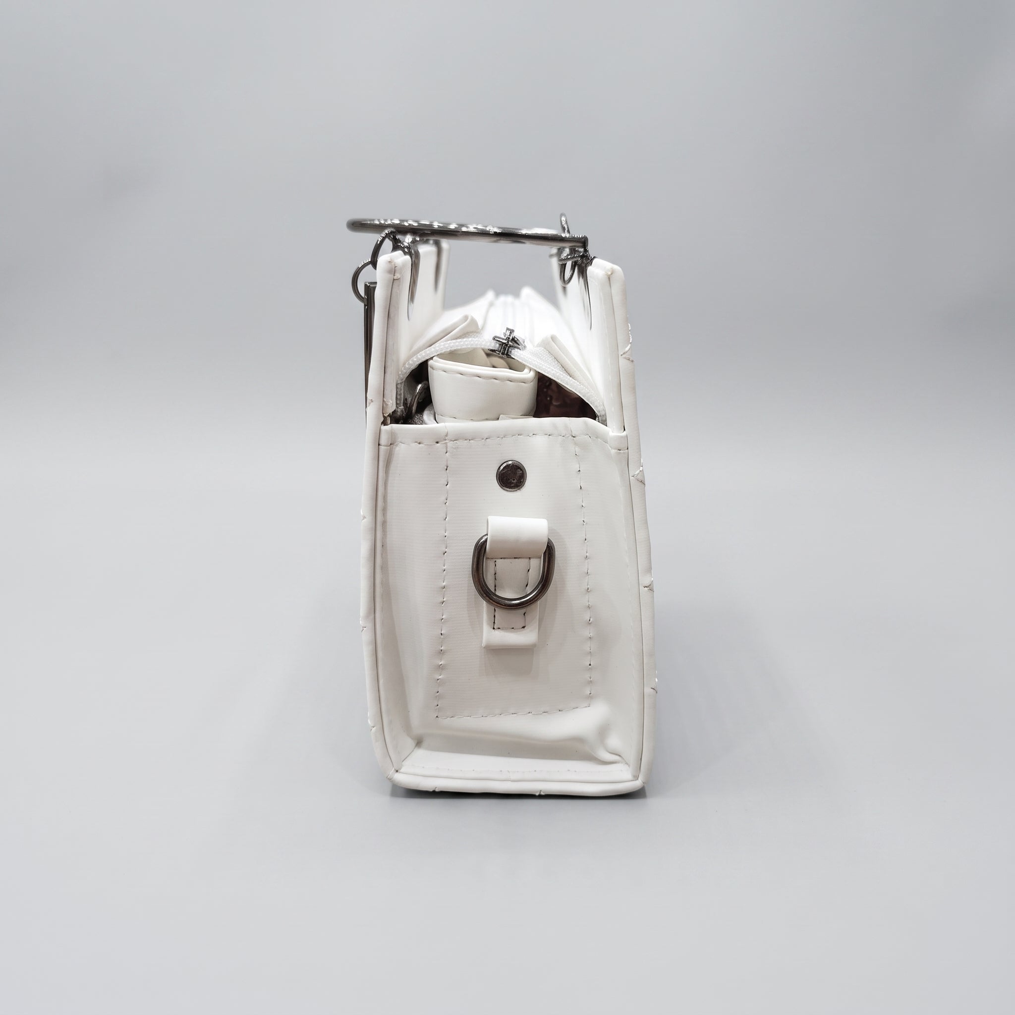Quilted embroided Handbag
