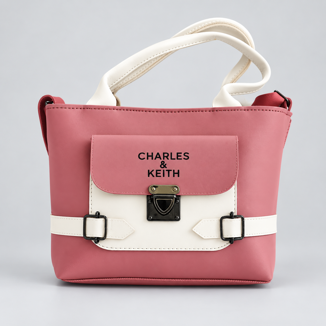 Creamy Contrast Tote bag